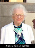 Photo of Nancy Roman in 2005.