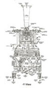 -Y side view CAD drawing of the spacecraft.