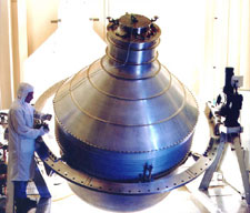 The 645-gallon GP-B flight dewar.