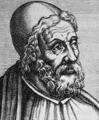 Medieval artist's rendering of Ptolemy