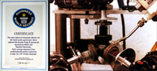 Polishing a gyro rotor