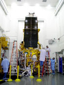16 micro-thrusters used helium gas, boiled off from the dewar, to control the spacecraft's position and orientation.