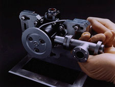 16 micro-thrusters used helium gas, boiled off from the dewar, to control the spacecraft's position and orientation.